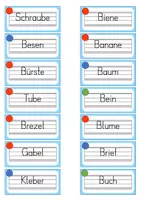 Vorschau - Unterrichtsreihen - Buchstabe B /b- Wörter & Sätze schreiben - Seite 1