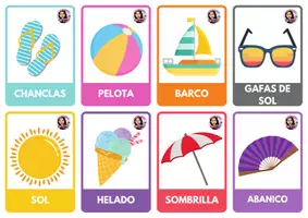 Vista previa - Juegos / Gamificación - RECUERDA VERANO - MEMORIA - VOCABULARIO - LECTOESCRITURA - página 3