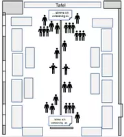 Vorschau - Präsentationen/Tafelbilder - Meinungslinie Symbole für die Tafel oder für Arbeitsblätter - Seite 1