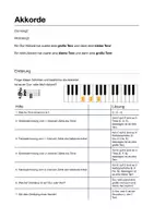 Vorschau - Arbeitsblätter - Akkorde AB - Deckblatt