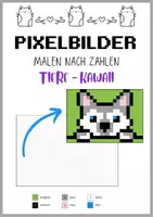 Vorschau - Arbeitsblätter - Pixelbilder: Malen nach Zahlen | Tiere - Seite 3