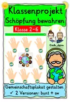 Vorschau - Stundenentwürfe - Die Schöpfung in unseren Händen - Gemeinschaftsposter - Deckblatt