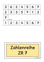 Vorschau - Fördermaterial/Inklusion - Zahlenreihe, Klettmappe - Seite 2