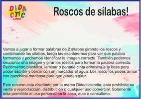 Vista previa - Juegos / Gamificación - Roscos de sílabas - página 2