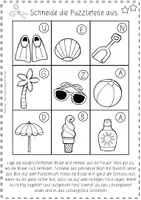 Vorschau - Arbeitsblätter - Lausch-Puzzle | Sommer | Hörverstehen üben - Seite 2