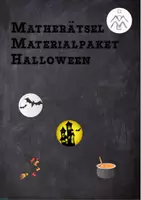 Vorschau - Stationenlernen - Mathematikrätsel Halloween - Package - Deckblatt