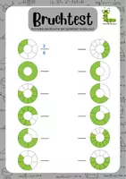 Vorschau - Arbeitsblätter - MATERIALPAKET Arbeitsblätter zum Brüche Kennenlernen 🍕📐 - Seite 1