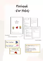 Vorschau - Unterrichtsreihen - Der Hebel - Mechanik und Kraft Klasse 2 Materialpaket - Deckblatt