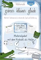Vorschau - Unterrichtsreihen - Grösser, Kleiner als, gleich viel - Miniheft, Tafelmaterial, Einführung, Materialpaket - Deckblatt