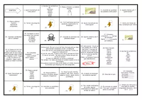 Vista previa - Hojas de trabajo - La Oca (juego de mesa para repasar) - Portada