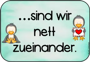 Vorschau - Bildkarten - Klassenregeln Pinguinklasse - Seite 2