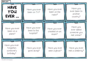 Vorschau - Stationenlernen - Have you ever ... - Conversation Cards - Seite 2