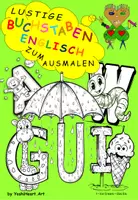 Vorschau - Mal- und Bastelvorlagen - Lustige Buchstaben Englisch Ausmalbilder - Deckblatt