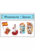 Vorschau - Stationenlernen - Wissenskartei - Spanien - Seite 1