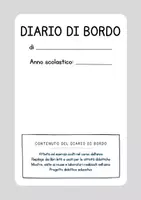 anteprima - Altro tipo di materiale - Diario di bordo homeschooling - Pagina di copertina