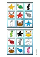 Vorschau - Spiele - Bingo: Farben lernen mit Meerestieren - Seite 3