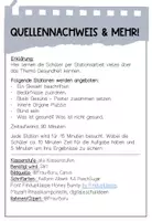 Vorschau - Arbeitsblätter - Gesundheit an Stationen Stationsarbeit - Seite 1