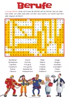 Vorschau - Arbeitsblätter - Berufe, Wortsuchrätsel (2 Seiten) - Seite 3