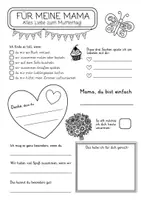 Vorschau - Arbeitsblätter - Muttertag & Vatertag Schreibanlass – Danke sagen | Arbeitsblätter & Reflexionsbogen (inkl. neutraler Version) - Seite 2