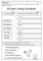 Vorschau - Arbeitsblätter - Erste Lernwörter Klasse 1 (Wochenwörter) - Seite 3