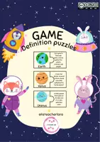 Vista previa - Juegos / Gamificación - SPACE MATCHING GAME - página 1