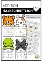 Vorschau - Arbeitsblätter - Materialpaket - Halbschriftliches Rechnen #testhäshtäg - Seite 1