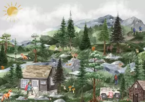 Vorschau - Poster - Wimmelbild Waldtiere - Seite 2