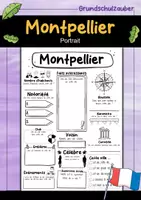 Vorschau - Stationenlernen - Montpellier Fiche signalétique - Ville de France (français) - Deckblatt