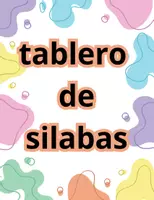 Vista previa - Tarjetas / Manipulativos - Tablero de silabas - Portada