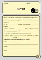 Vorschau - Arbeitsblätter - Präsens - Präteritum - Perfekt - Seite 2
