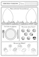 Vorschau - Arbeitsblätter - Ferienrückblick Frühlingsferien / Osterferien - Seite 1