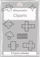 Vorschau - selbst erstellte Cliparts/Grafiken - Cliparts Netze zu geometrischen Körper - Deckblatt