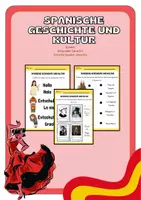 Vorschau - Arbeitsblätter - Geschichte und Kultur Spaniens - Deckblatt