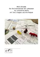 Vorschau - Arbeitsblätter - Kennzeichen der Lebewesen - Deckblatt