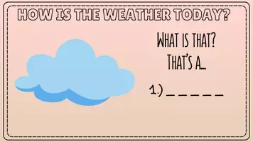 Vorschau - Präsentationen/Tafelbilder - Tafelbilder für TASK1#1116944 zum Wortschatz "weather" - Seite 2