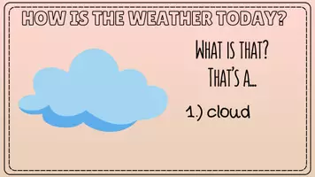 Vorschau - Präsentationen/Tafelbilder - Tafelbilder für TASK1#1116944 zum Wortschatz "weather" - Seite 3