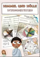 Vorschau - Arbeitsblätter - Himmel und Hölle Spiel - Entspannungsstrategien - Deckblatt