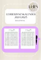 Vorschau - Lehrpläne/Lehrermaterial - Lehrer:innenkalender: Schulferien (24/25) - Deckblatt