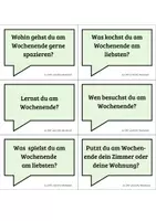 Vorschau - Arbeitsblätter - Gesprächsanstöße Wochenende: Mit Kommunikationskarten ins Gespräch kommen, Eisbrecher, Sprechförderung, 60 Karten als Druck- oder Kopiervorlage - Seite 3