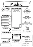 Vorschau - Arbeitsblätter - Madrid - Stadt in Spanien (Deutsch) - Seite 1
