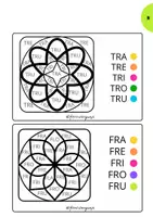 Vista previa - Manualidades / Dibujos para colorear - Mandalas de SINFONES @fono.lenguaje - página 2