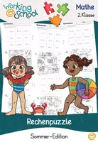 Vorschau - Arbeitsblätter - Rechenpuzzle "Sommer" Zahlenraum 100 (2.Klasse) - Deckblatt
