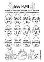 anteprima - Esercizi - Egg hunt per la classe seconda - Pagina di copertina