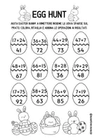 anteprima - Esercizi - Egg hunt per la classe seconda - Pagina 1