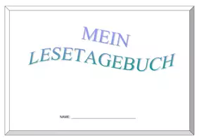 Vorschau - Arbeitsblätter - Lesetagebuch Mission Roboter - Ich schenk dir eine Geschichte 2024 - Deckblatt