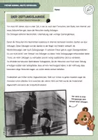 Vorschau - Arbeitsblätter - Früher normal, heute vergessen 2: Der Zeitungsjunge (Teil 3) - Seite 1