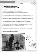 Vorschau - Arbeitsblätter - Früher normal, heute vergessen 2: Der Zeitungsjunge (Teil 3) - Seite 2