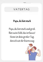 Vorschau - Arbeitsblätter - 3 Gedichte zum VATERTAG (ab 1.-4.Klasse) - Seite 2