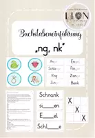 Vorschau - Präsentationen/Tafelbilder - Buchstabeneinführung: ng, nk (GR+DR) - Deckblatt