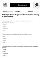 Vorschau - Arbeitsblätter - Großes Informatik Materialpaket Bundle - Seite 1
